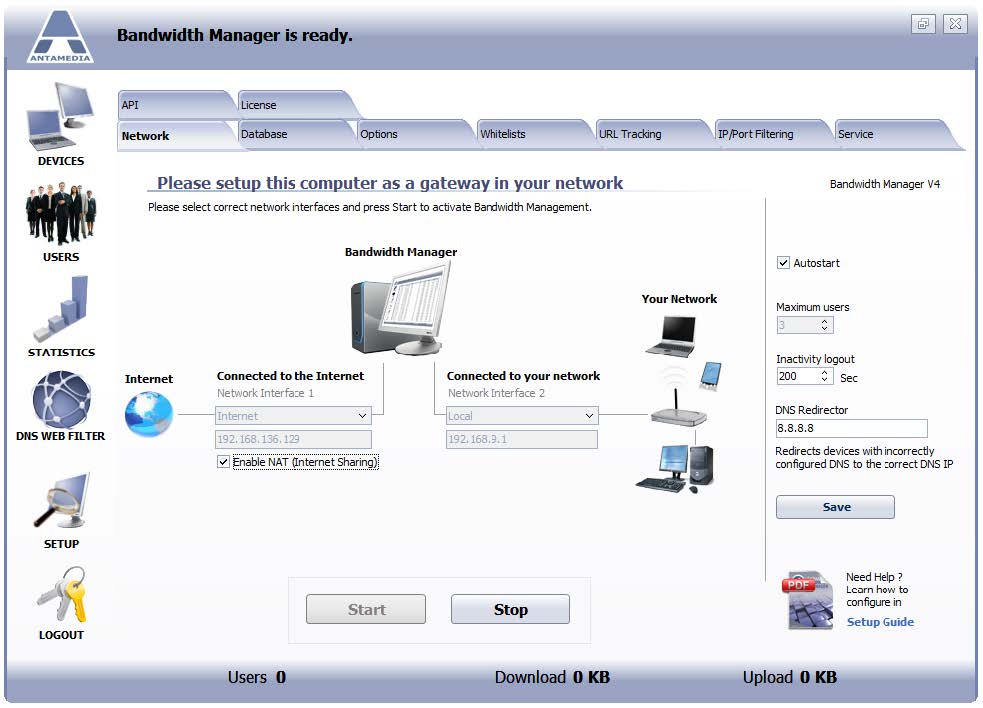 antamedia bandwidth manager full