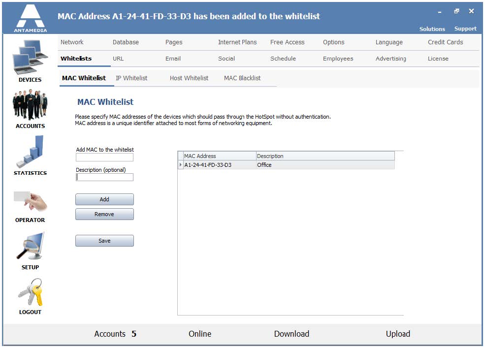 passthrough mac address